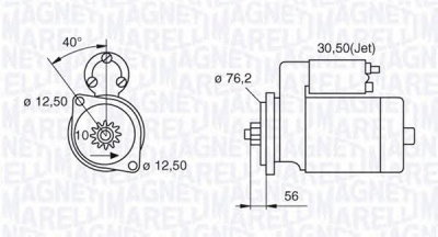 MAGNETI MARELLI 063521204000 -  Стартер